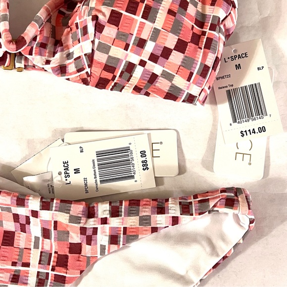 L*Space Bikini Set: Helena Bikini Top and Camacho Bikini Bottom Size Medium - Picture 16 of 16